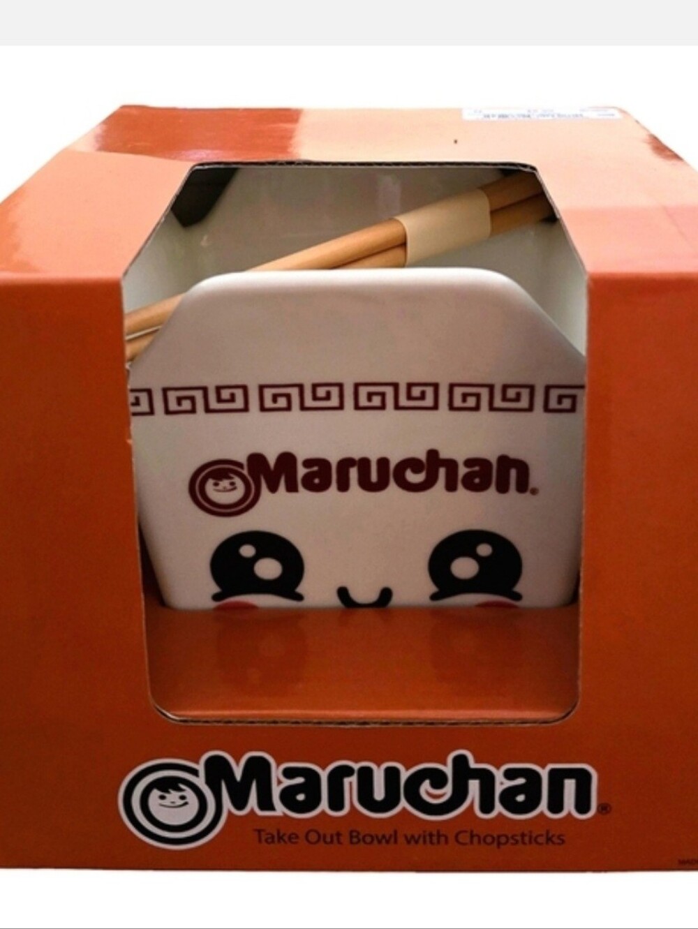 🍜 NWT Maruchan Take Out Ramen Bowl with Chopsticks 20oz